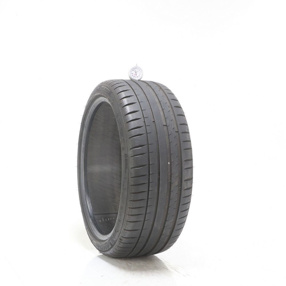 Set of (2) Used 215/40R18 Michelin Pilot Sport 4 85Y - 6-6.5/32 - Image 1