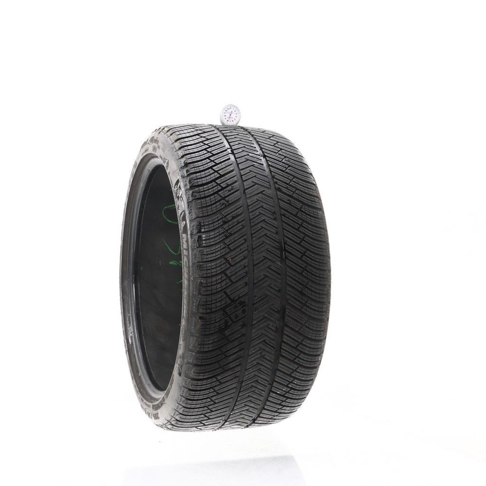 Set of (2) Used 285/35R20 Michelin Pilot Alpin PA4 NO 104V - 7.5-8/32 - Image 1