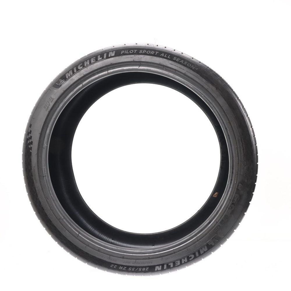 Set of (2) Used 285/35ZR22 Michelin Pilot Sport All Season 4 106Y - 8.5-9.5/32 - Image 3