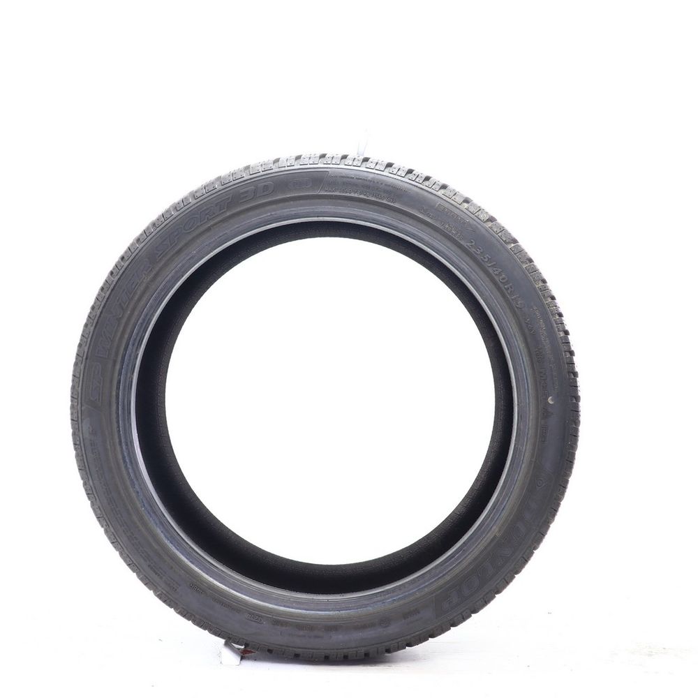 Set of (2) Used 235/40R19 Dunlop SP Winter Sport 3D R01 96V - 7.5-8.5/32 - Image 3