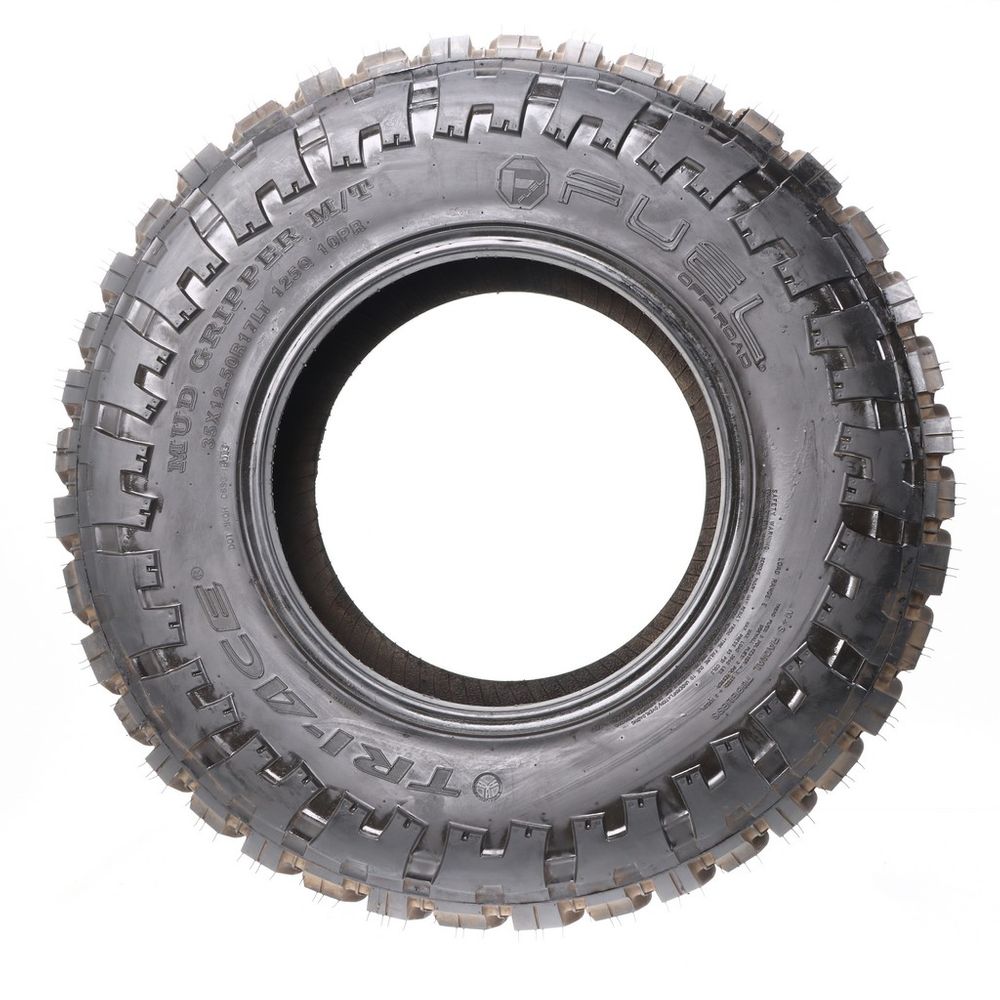 Used LT 35X12.5R17 Fuel Tri-Ace Mud Gripper M/T 125Q E - 18/32 - Image 3