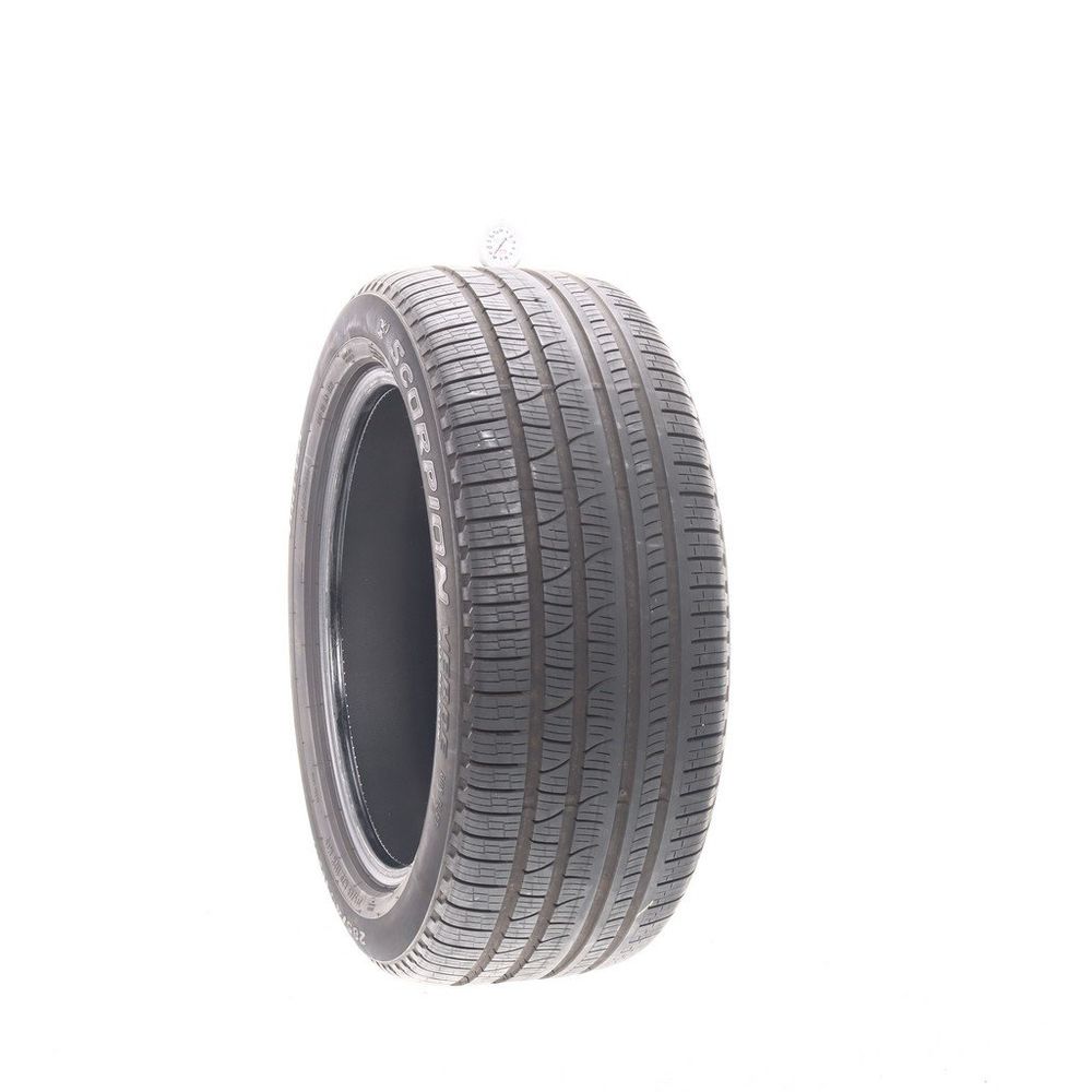 Set of (2) Used 285/45R20 Pirelli Scorpion Verde Run Flat AOE1 112H - 8.5/32 - Image 1