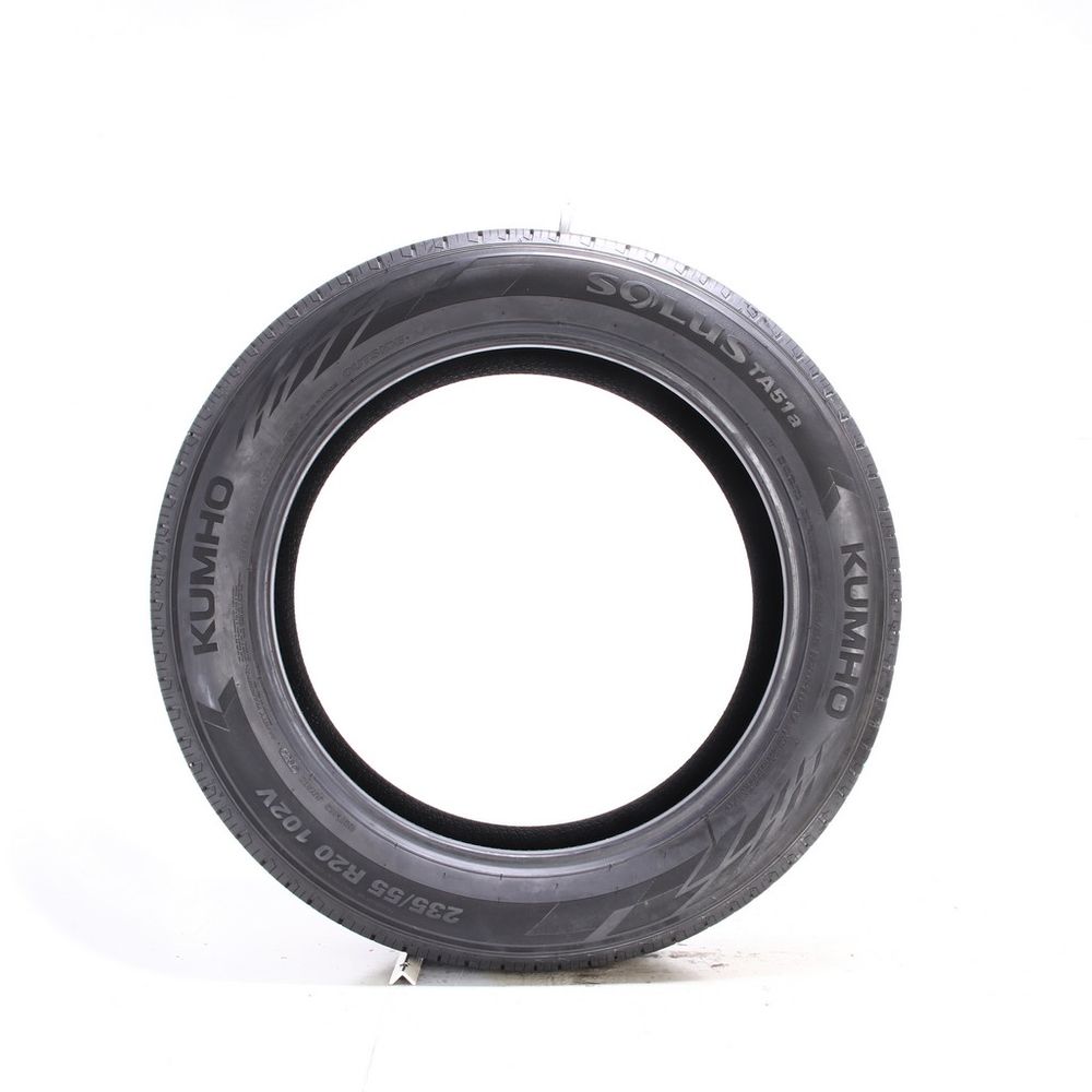 Set of (2) Used 235/55R20 Kumho Solus TA51a 102V - 8-9.5/32 - Image 6