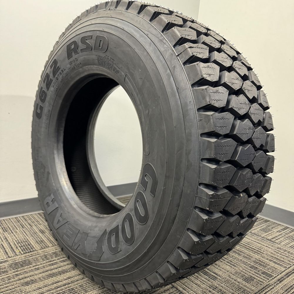 Set of (4) New LT 11R22.5 Goodyear Unisteel G622 RSD 1N/A H - 30/32 - Image 1