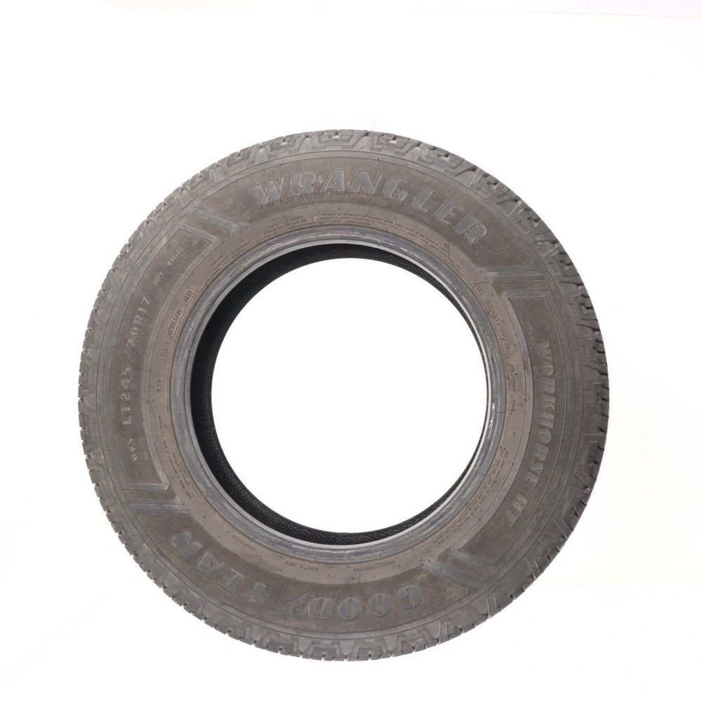 Set of (4) Used LT 245/70R17 Goodyear Wrangler Workhorse HT 119/116R E - 10-11.5/32 - Image 3