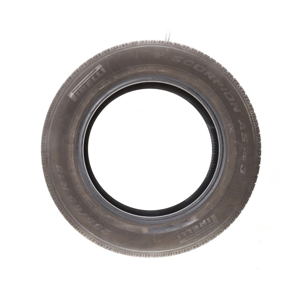 Set of (2) Used 235/65R18 Pirelli Scorpion AS Plus 3 106V - 8.5-10/32 - Image 3