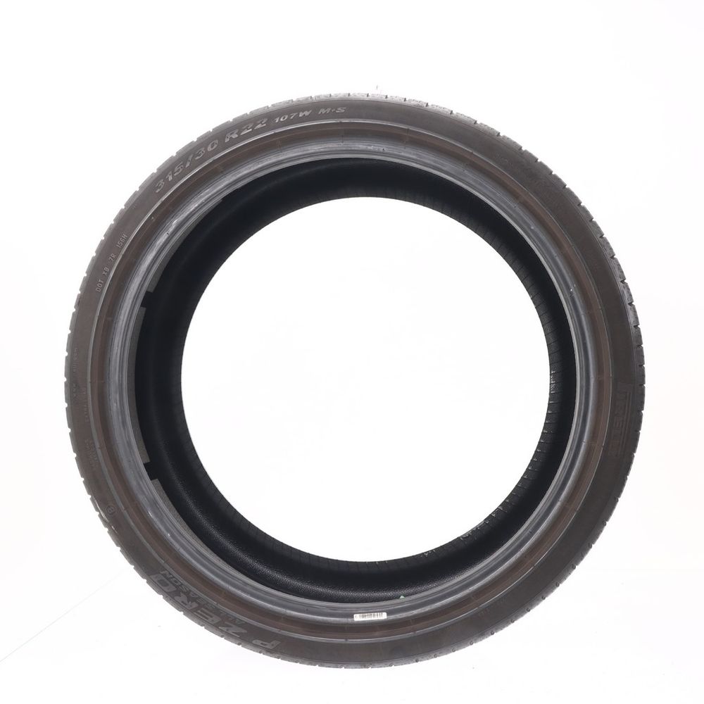 Set of (4) Used 315/30R22 Pirelli P Zero B PNCS 107W - 5/32 - Image 3