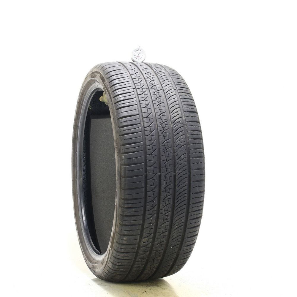 Set of (2) Used 265/35R22 Pirelli Scorpion Zero TO C Elect PNCS 102Y - 8/32 - Image 1