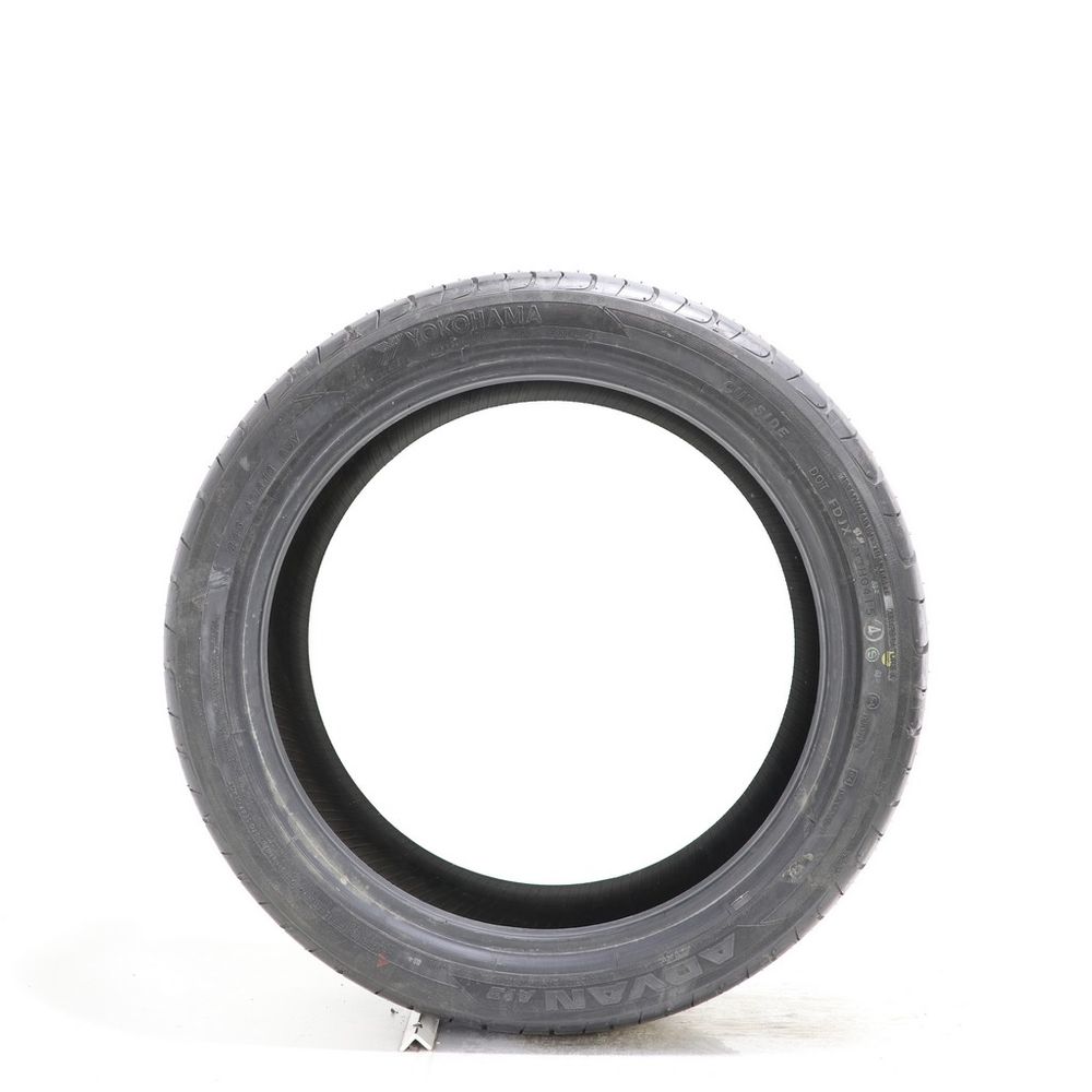 Set of (2) Driven Once 245/40R18 Yokohama Advan A13C 93Y - 10/32 - Image 3