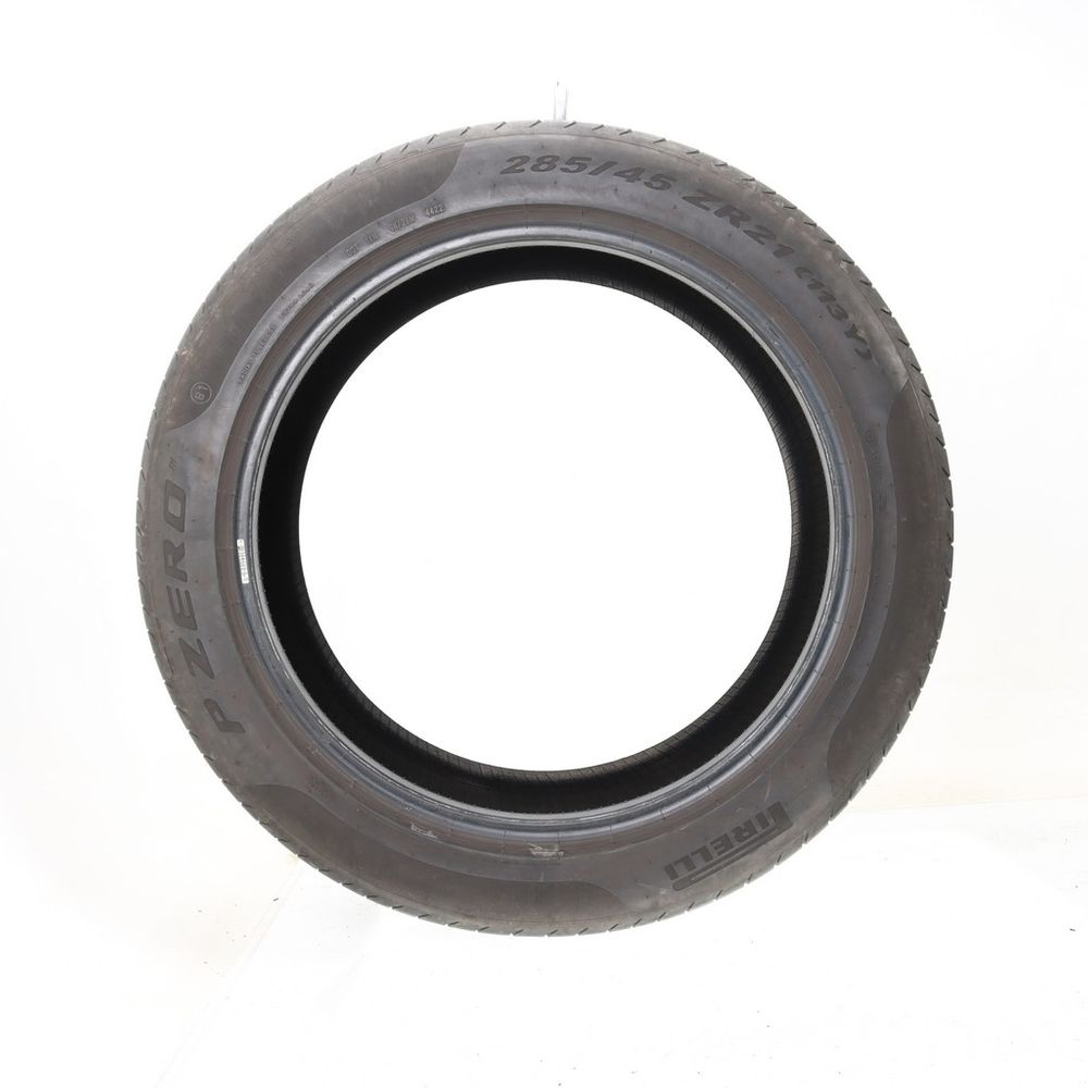 Set of (2) Used 285/45ZR21 Pirelli P Zero B1 113Y - 5-5.5/32 - Image 6
