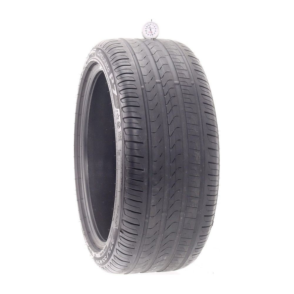 Used 275/35R19 Pirelli Cinturato P7 MOE Run Flat 100Y - 6.5/32 - Image 1