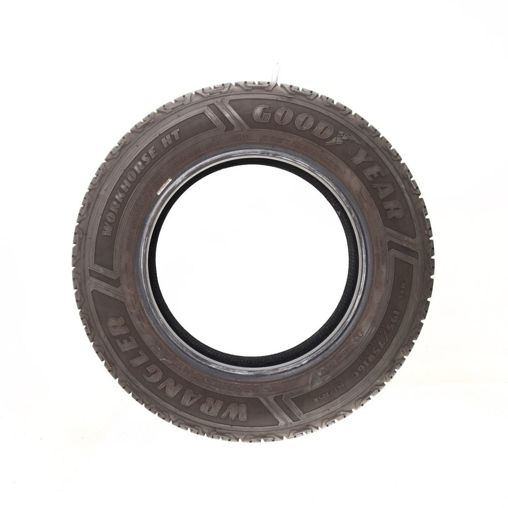 Set of (2) Used 195/75R16C Goodyear Wrangler Workhorse HT 107/105R - 8/32 - Image 3