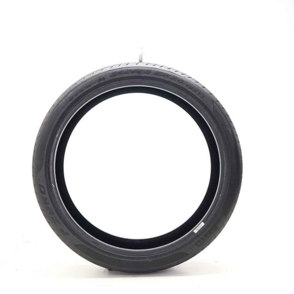 Set of (2) Used 245/35ZR20 Pirelli P Zero F01 95Y - 7-7.5/32 - Image 3