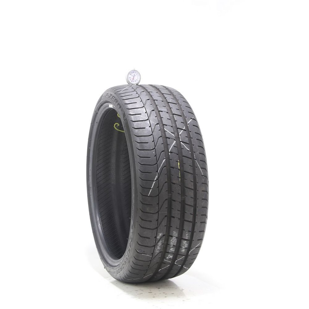 Set of (2) Used 245/35ZR20 Pirelli P Zero F01 95Y - 7-7.5/32 - Image 4