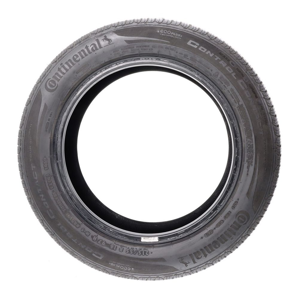 Set of (2) Used 215/55R16 Continental ControlContact Tour A/S Plus 97H - 6.5-7.5/32 - Image 3