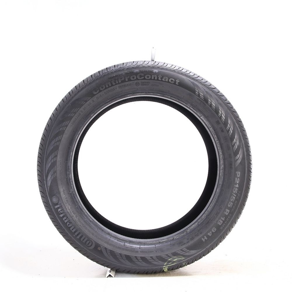 Set of (4) Used 215/55R18 Continental ContiProContact 94H - 6.5-8/32 - Image 6