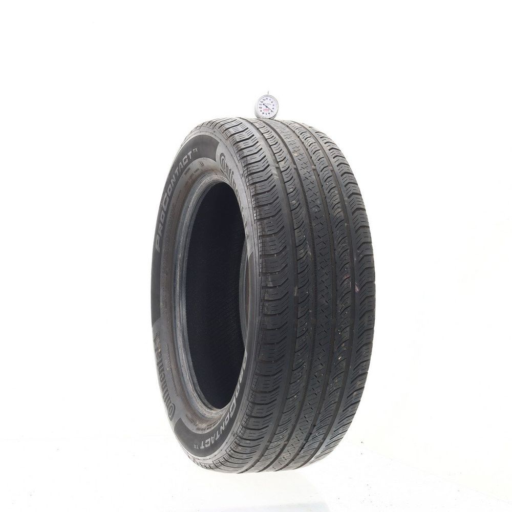 Set of (2) Used 235/55R18 Continental ProContact TX AO 100H - 4.5/32 - Image 1