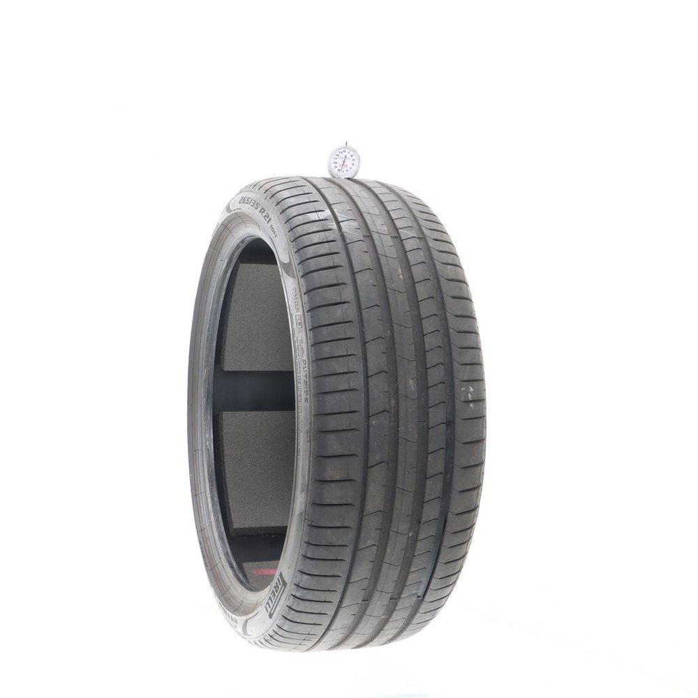 Set of (4) Used 265/35R21 Pirelli P Zero PZ4 AO PNCS 101Y - 7.5-8.5/32 - Image 1