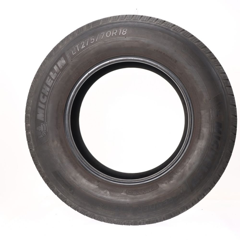 Set of (2) Used LT 275/70R18 Michelin Defender LTX M/S 125/122R E - 7.5-8.5/32 - Image 3