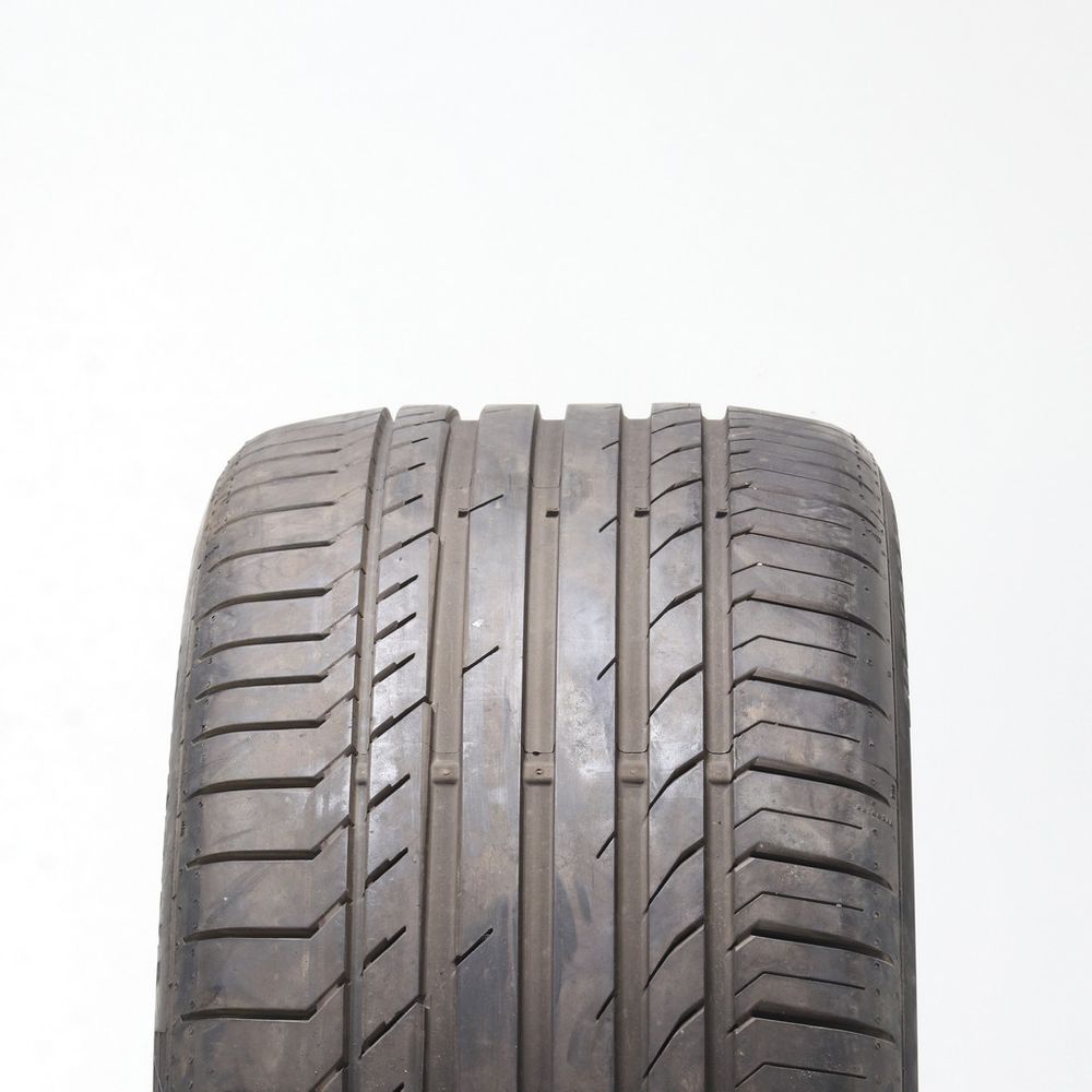 Set of (2) Driven Once 285/40R21 Continental ContiSportContact 5 AO 109Y - 9/32 - Image 2