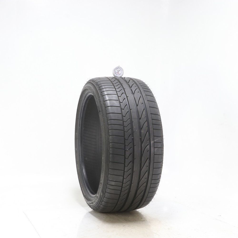 Set of (2) Used 255/35R18 Bridgestone Potenza RE050A I RFT 94Y - 9/32 - Image 1