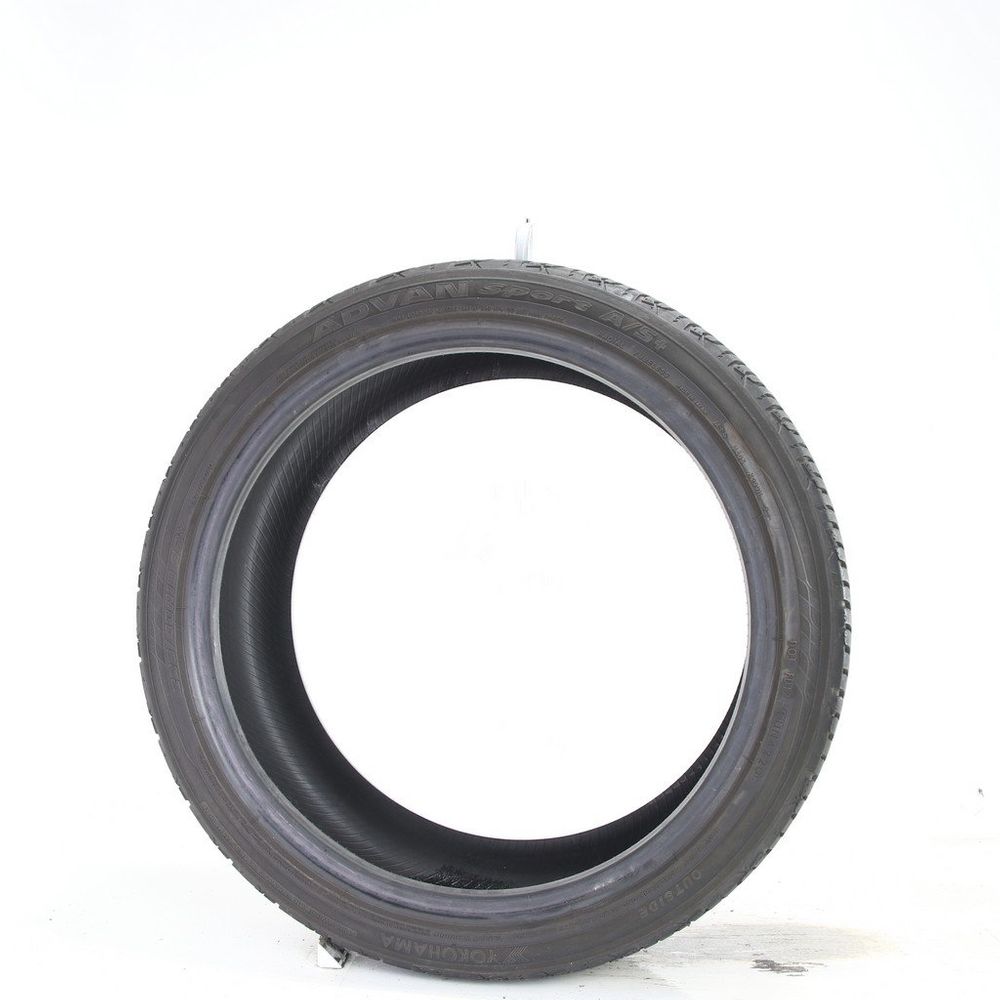Set of (2) Used 225/40R18 Yokohama Advan Sport A/S Plus 92Y - 7.5-8.5/32 - Image 3