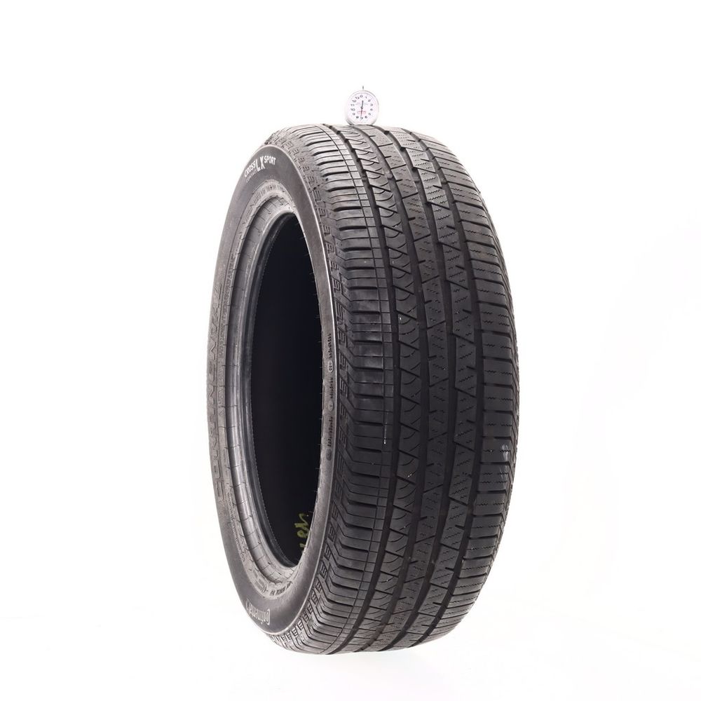 Set of (4) Used 235/55R19 Continental CrossContact LX Sport MGT 101W - 7/32 - Image 1