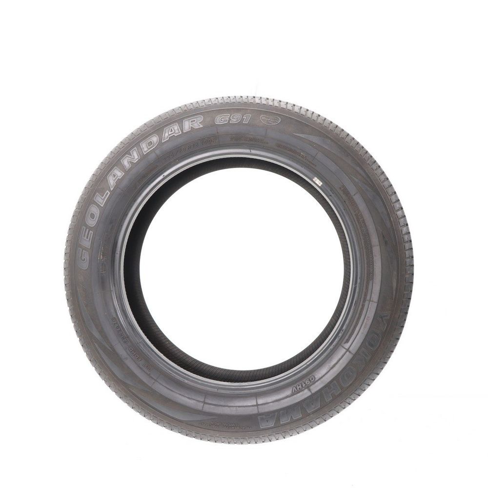 Set of (4) Used 225/60R18 Yokohama Geolandar G91HV 100H - 5.5-7/32 - Image 6