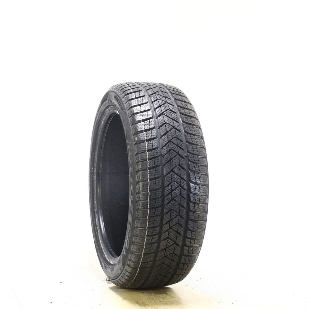 Set of (2) Driven Once 225/45R18 Pirelli Winter Sottozero 3 MOE Run Flat 95H - 9.5/32 - Image 1