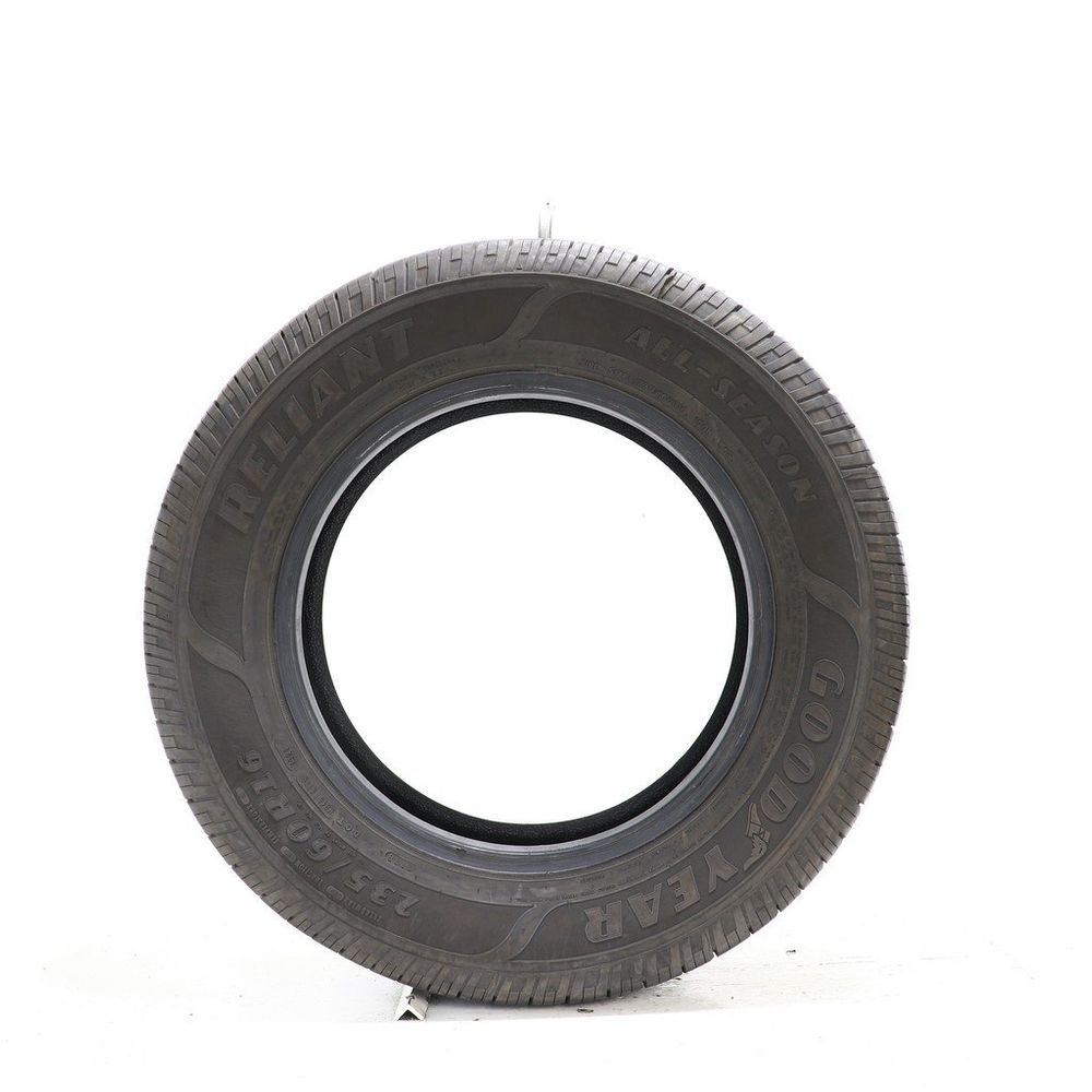 Set of (2) Used 235/60R16 Goodyear Reliant All-season 100H - 9/32 - Image 3