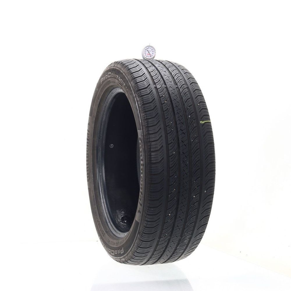 Set of (4) Used 235/50R19 Continental ProContact TX AO 99H - 5.5/32 - Image 1