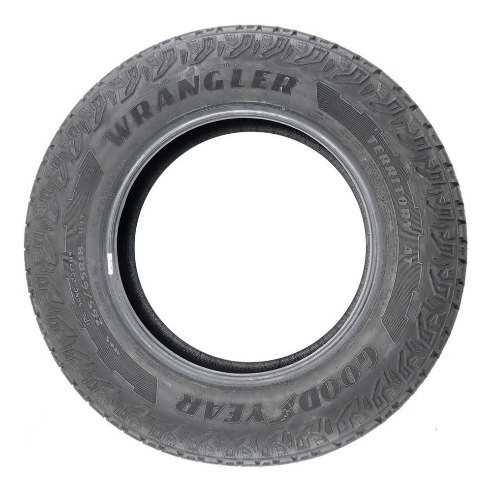 Set of (2) Used 265/65R18 Goodyear Wrangler Territory AT 114T - 10/32 - Image 3