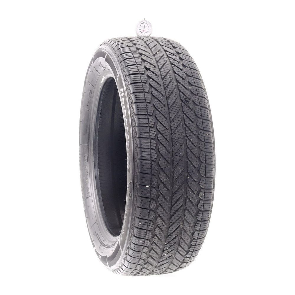Set of (4) Used 225/55R18 Bridgestone WeatherPeak 98V - 7.5-9/32 - Image 1