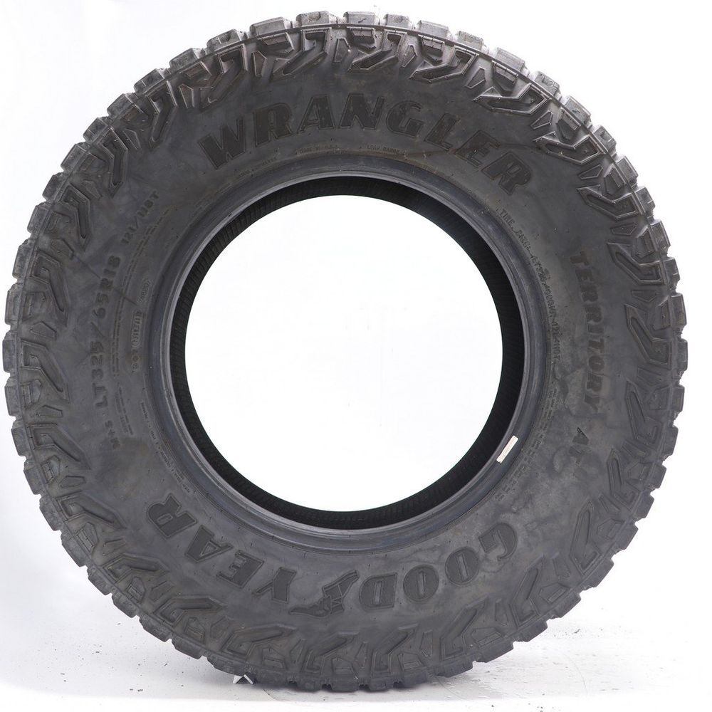 Set of (2) Used LT 325/65R18 Goodyear Wrangler Territory AT 121/118T D - 8.5-9.5/32 - Image 6