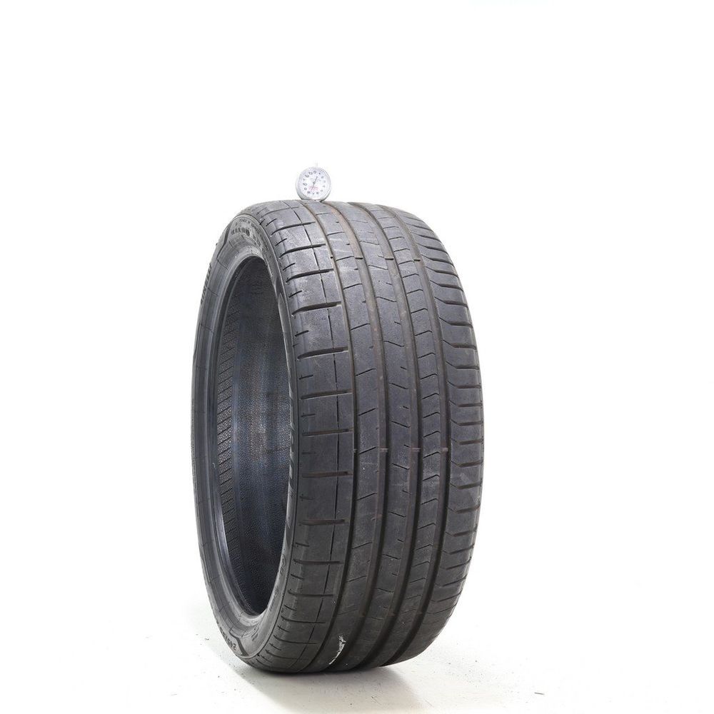 Set of (2) Used 245/35ZR20 Pirelli P Zero PZ4 F02 95Y - 7.5/32 - Image 1