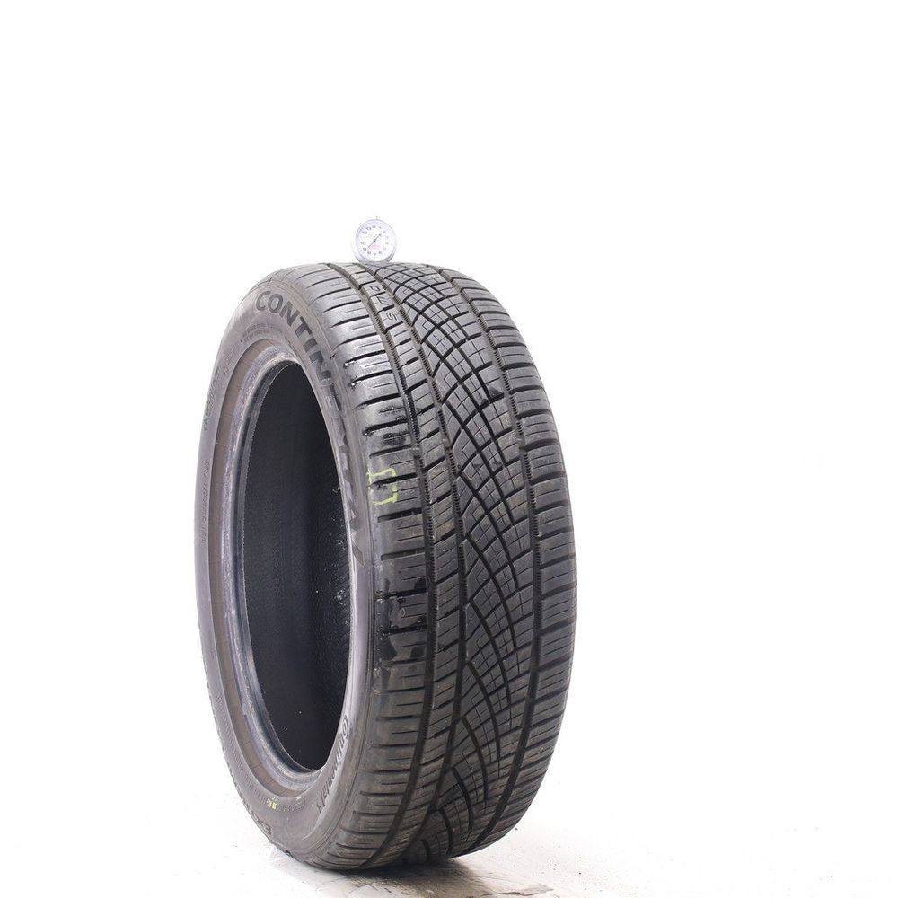 Set of (2) Used 225/50ZR18 Continental ExtremeContact DWS06 Plus 95W - 8.5-9/32 - Image 1