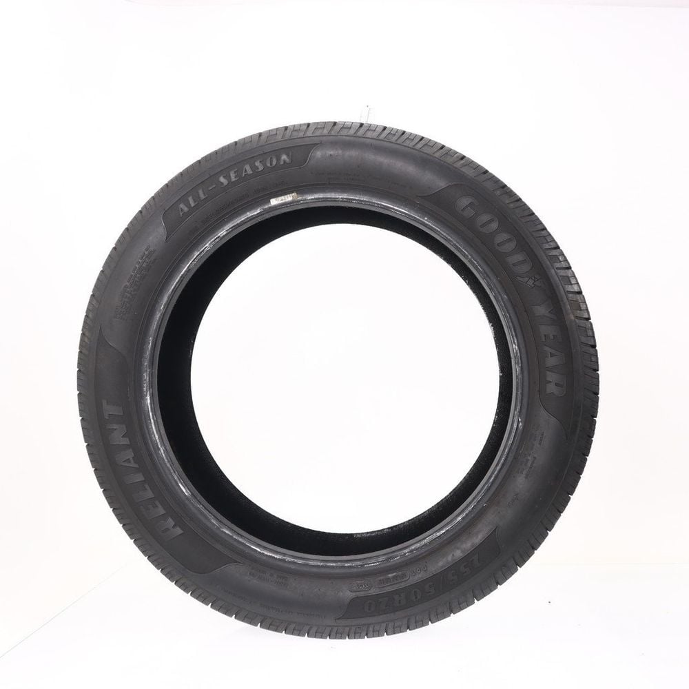 Set of (4) Used 255/50R20 Goodyear Reliant All-season 109H - 9-10/32 - Image 3