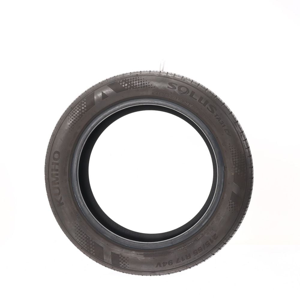 Set of (2) Used 215/55R17 Kumho Solus TA31 EV 94V - 8-8.5/32 - Image 6
