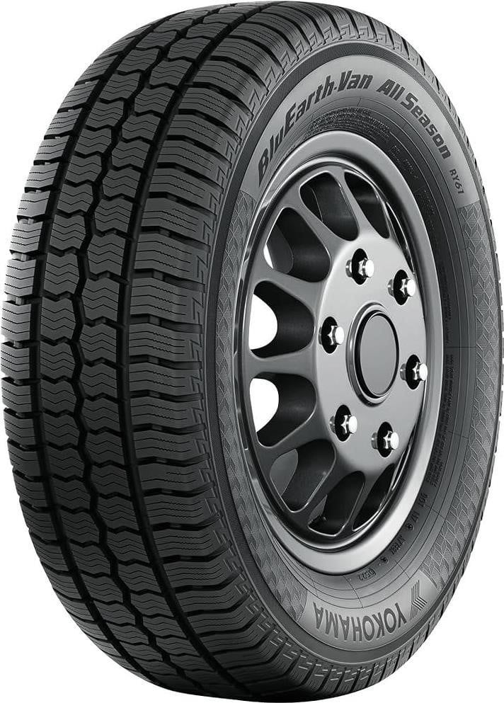 Set of (2) New LT 225/75R16 Yokohama BluEarth-Van All Season RY61 121R - Image 1