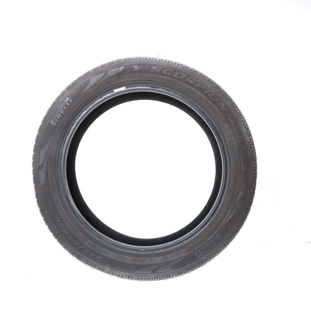 Set of (2) Used 245/50R20 Pirelli Scorpion AS Plus 3 102V - 9.5-10/32 - Image 6