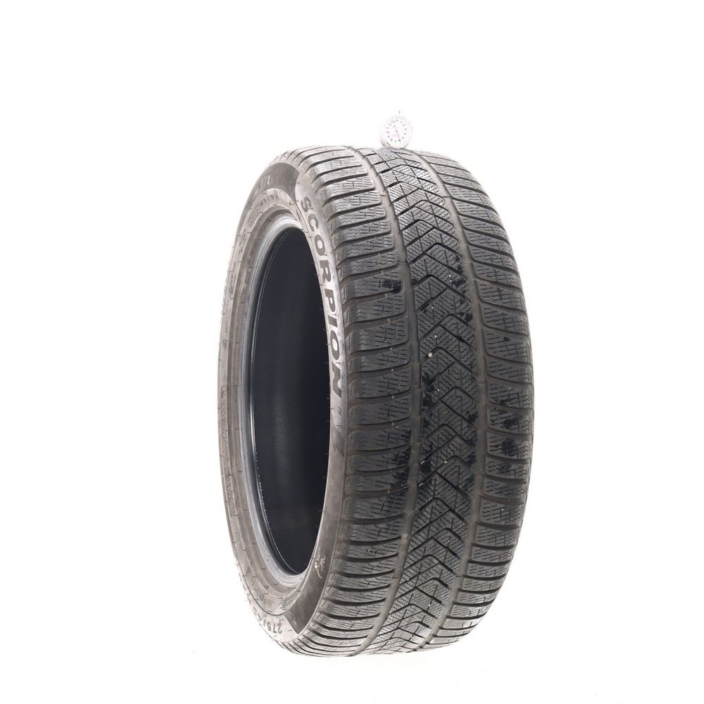 Set of (2) Used 275/45R20 Pirelli Scorpion Winter Run Flat 110V - 6/32 - Image 1