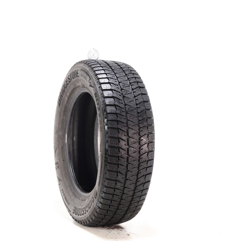Set of (2) Used 225/65R17 Bridgestone Blizzak WS90 Studless 102H - 8-8.5/32 - Image 4