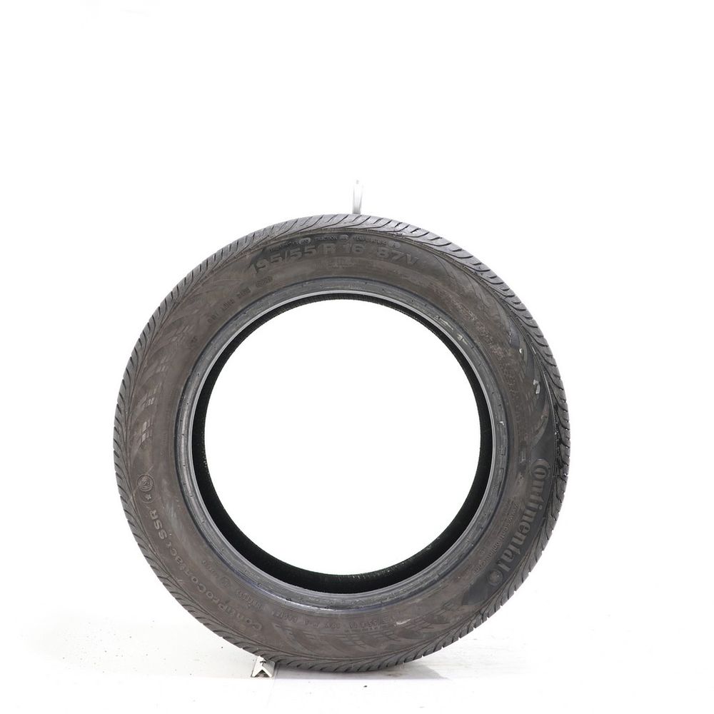 Set of (4) Used 195/55R16 Continental ContiProContact SSR 87V - 5.5-7/32 - Image 9