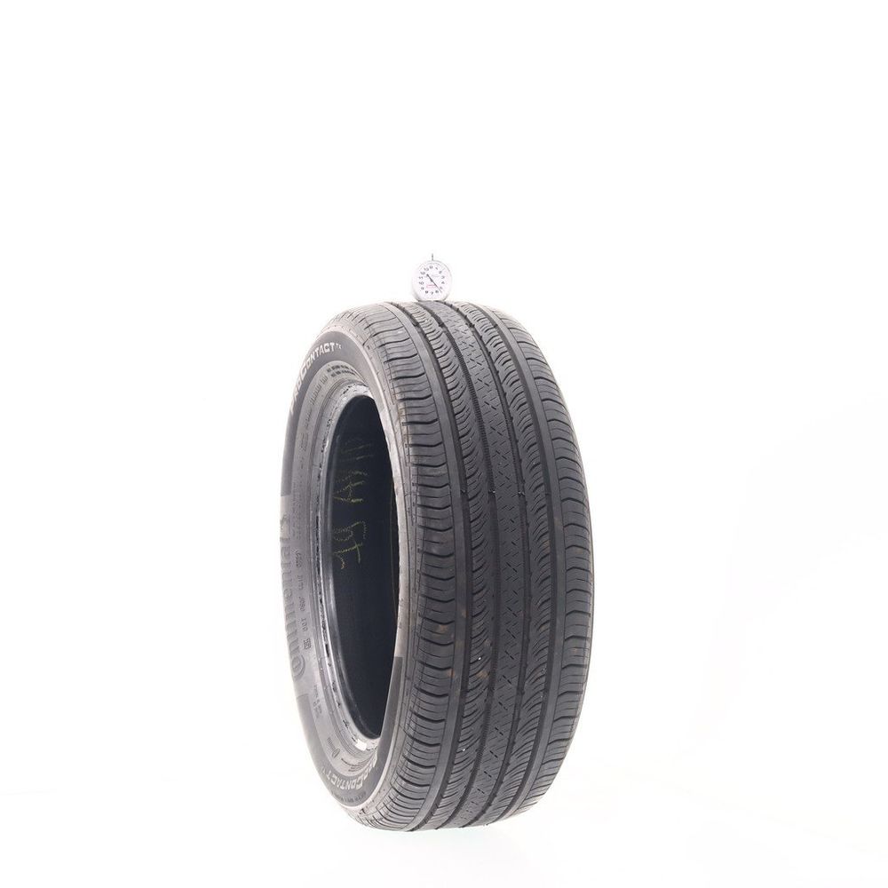 Set of (2) Used 205/55R16 Continental ProContact TX 91V - 5.5/32 - Image 1