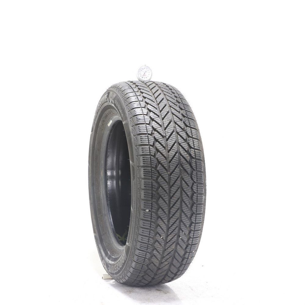 Set of (2) Used 215/60R16 Bridgestone WeatherPeak 95V - 8-9.5/32 - Image 1