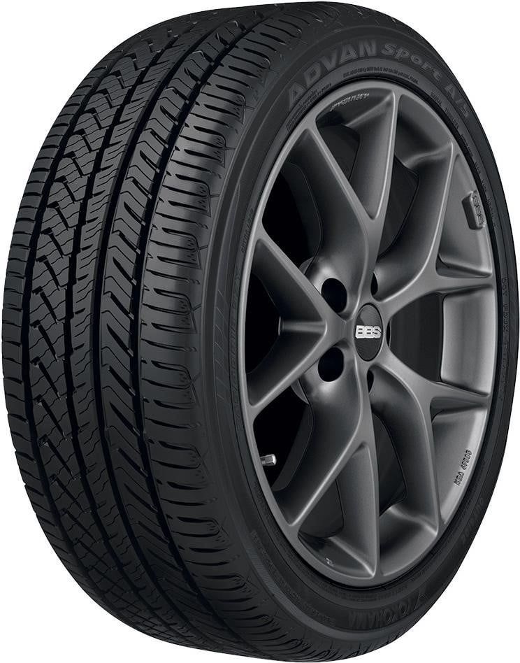 Set of (2) New 245/40R18 Yokohama Advan Sport A/S+ 97Y - Image 1