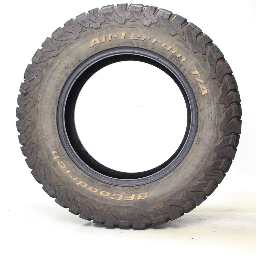 Set of (2) Used LT 285/65R18 BFGoodrich All-Terrain T/A KO2 125/122R E - 9.5/32 - Image 3