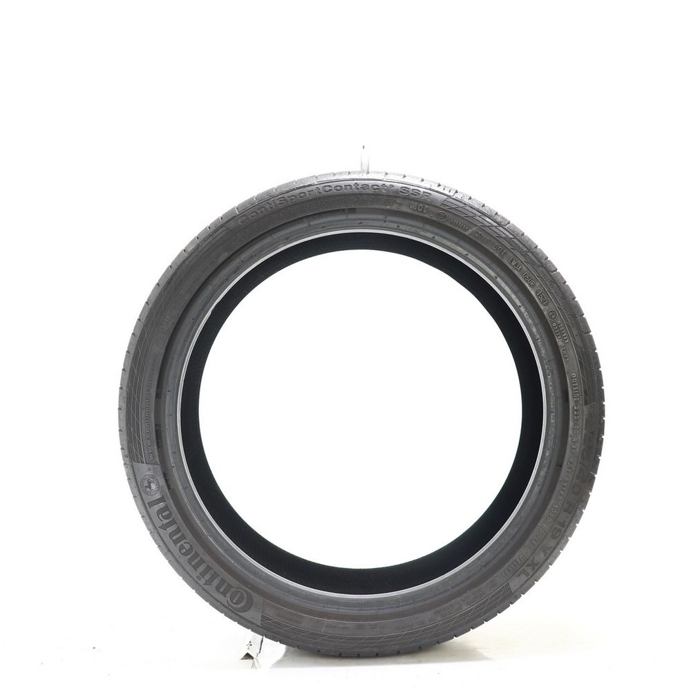 Set of (2) Used 225/40R19 Continental ContiSportContact 5 SSR MOE 93Y - 4-5/32 - Image 6