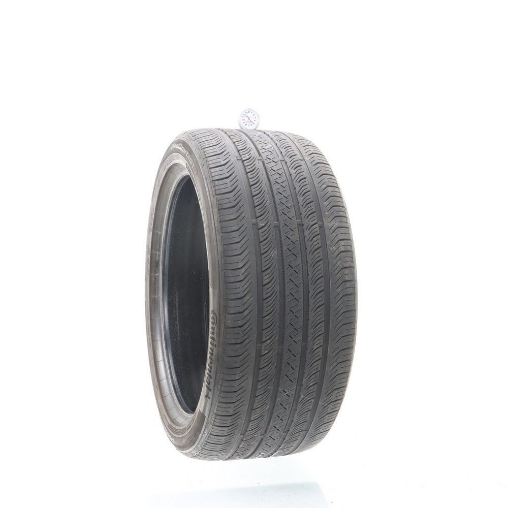 Set of (4) Used 285/40R21 Continental ProContact TX NO 109V - 5/32 - Image 1