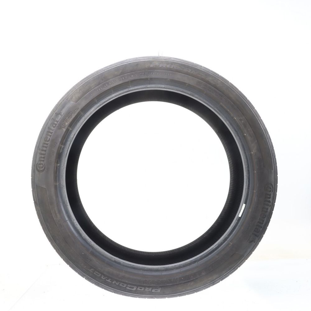 Set of (4) Used 285/40R21 Continental ProContact TX NO 109V - 5/32 - Image 3